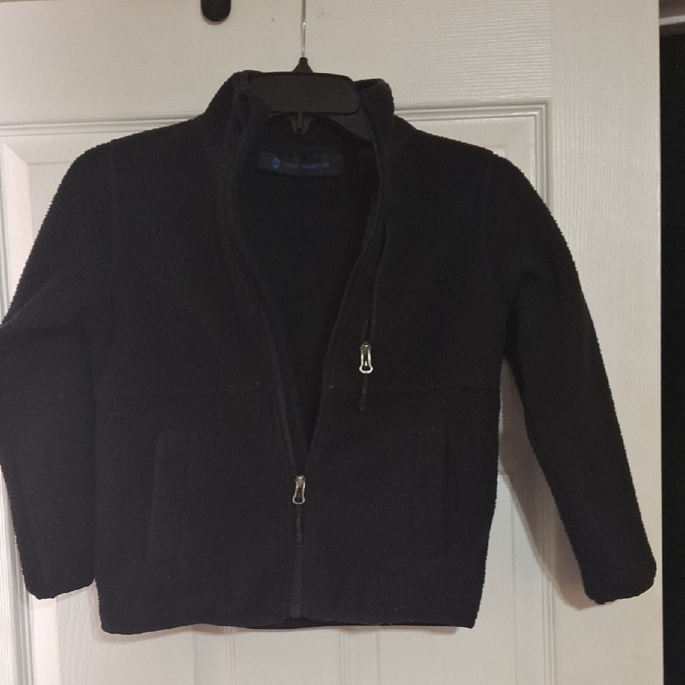 Free Country Black Fleece Jacket